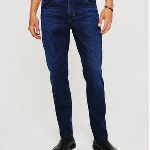 AG ADRIANO GOLDSCHMIED Men’s The Protege Straight Leg Dark Wash Jeans - Size 34